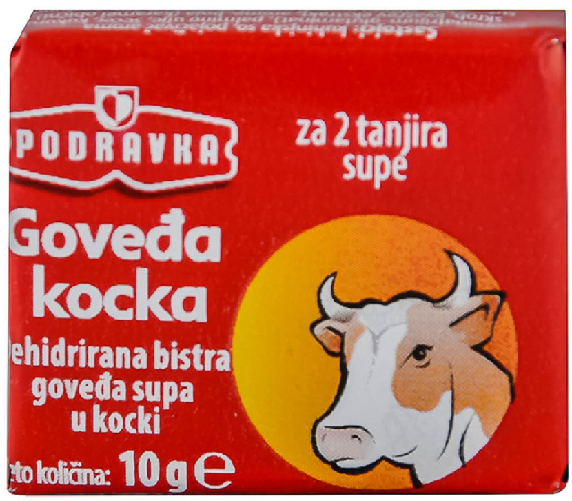 Kocka za supu PODRAVKA goveđa 10g-slika