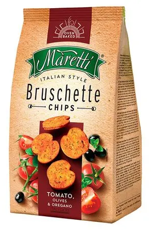 Brusketi MARETTI paradajz masline origano 140g-slika