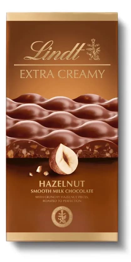 Čokolada LINDT Extra creamy lešnik 80g-slika