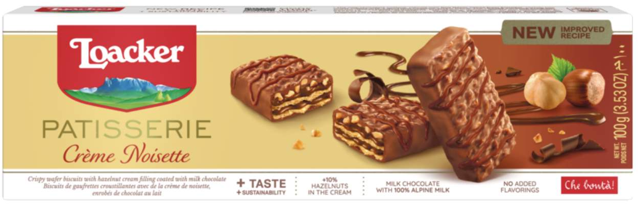 Vafl Loacker noisette 100g-slika