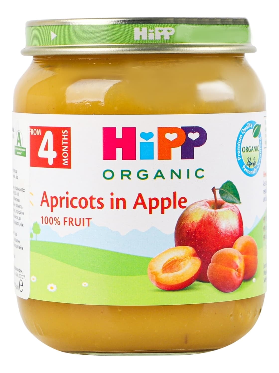 KAŠICA HIPP JABUKA SA KAJS 4M+125G-slika