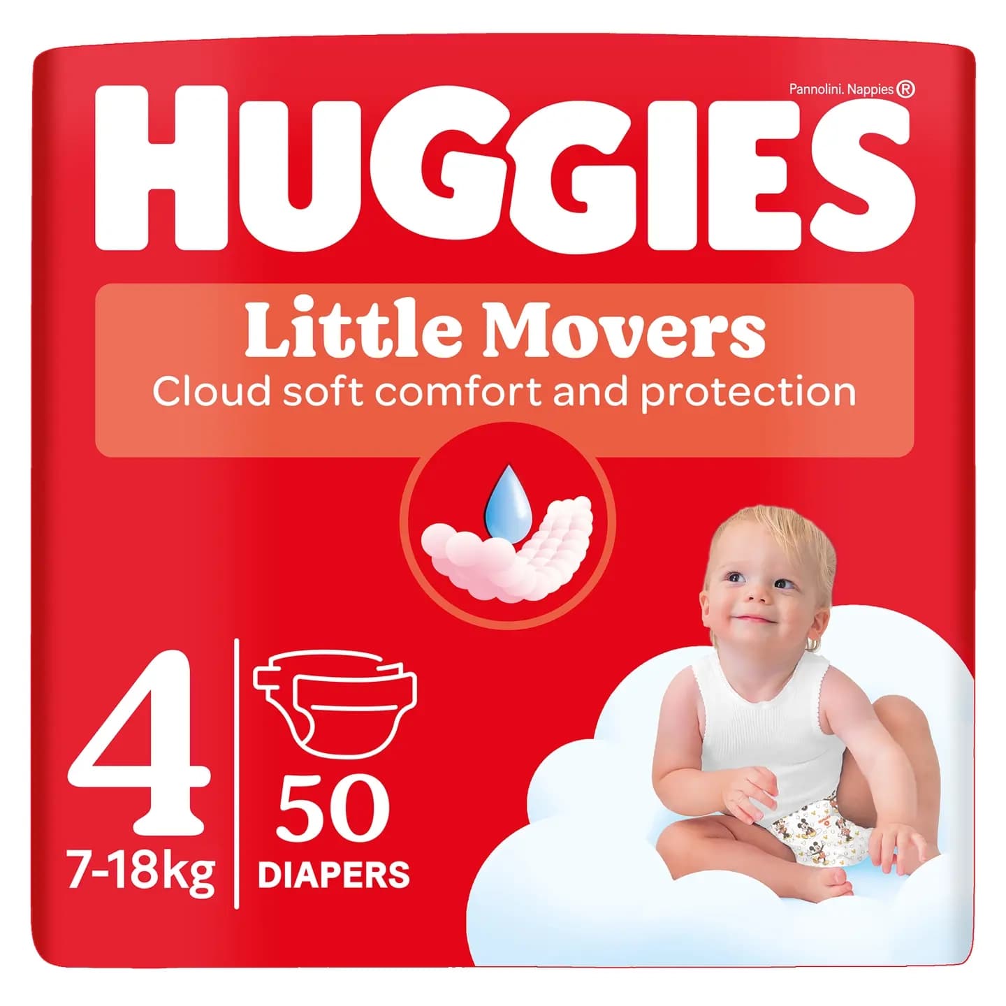 PELENE HUGGIES LITT MOVE 4 JUM 50/1-slika