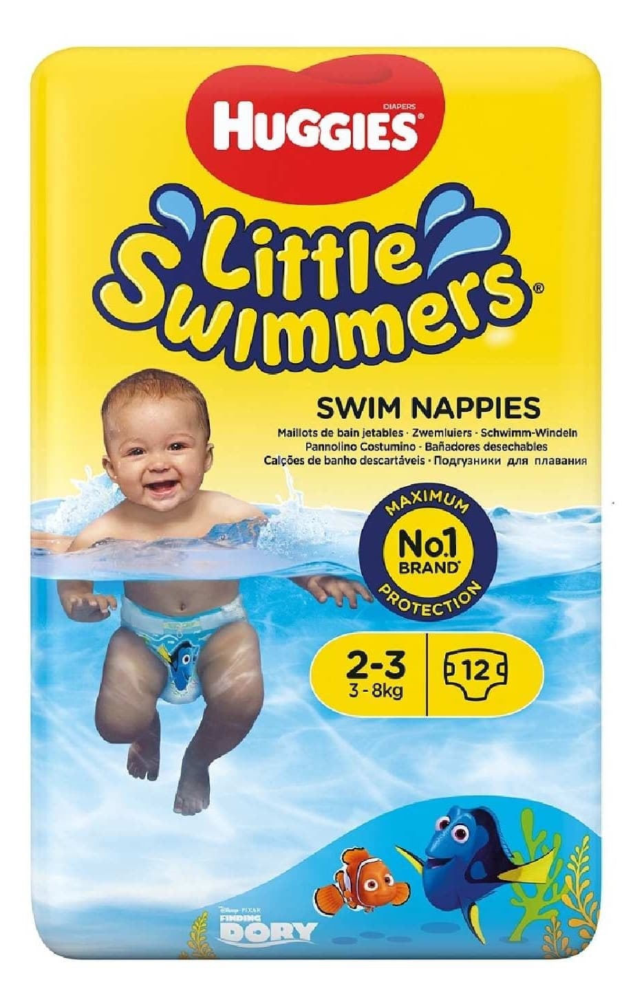 Pelene Huggies Little Swimmer(2-3) 12kom-slika