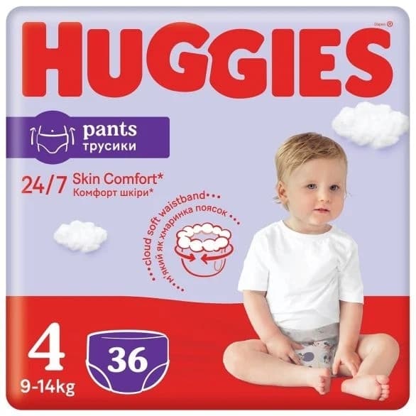 HUGGIES pelene Pants 4 36kom-slika