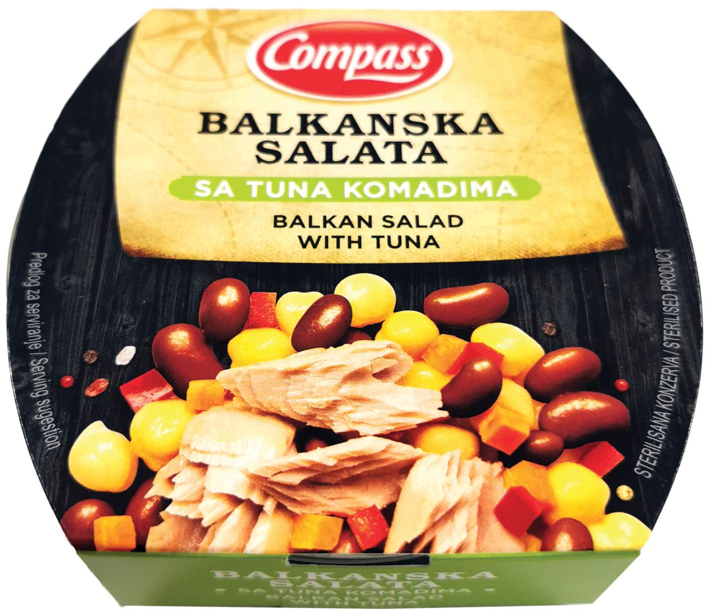 SALATA TUNA BALKANSKA 160G COMPASS-slika