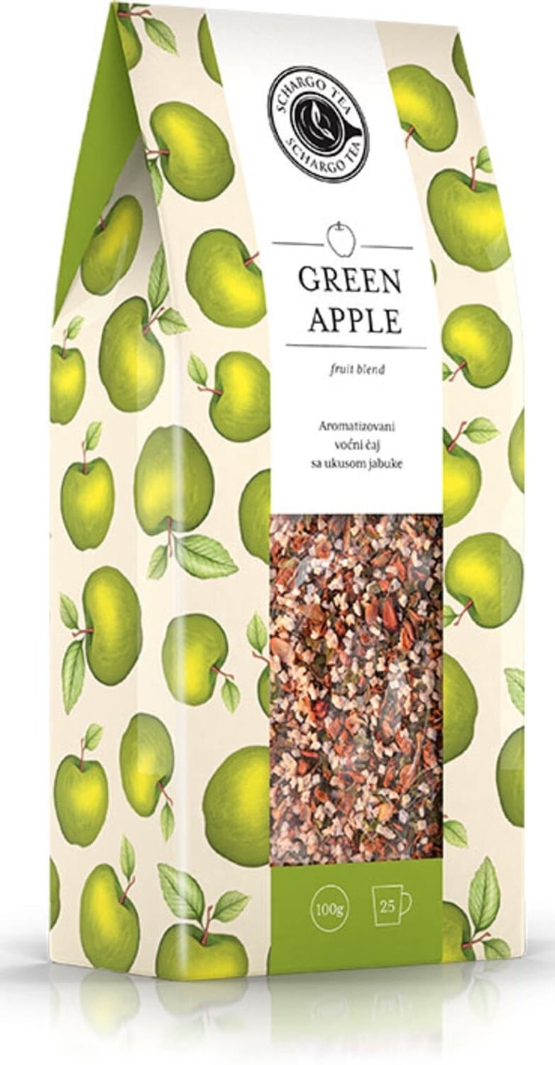ČAJ KRUP SEČ GREEN APPLE 100G SCHAR-slika