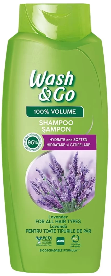 Šampon WASH&GO lavanda 675ml-slika