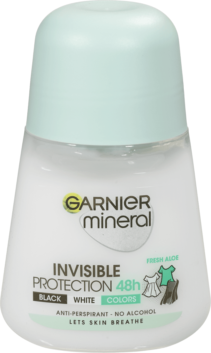DEO ROLL ON WOMEN MINERAL INVIS BLACK WHITE&COLOR 50ML GARNIER-slika