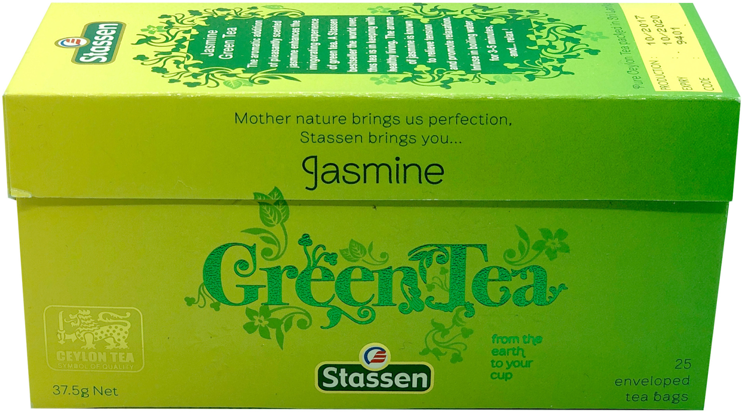 STASSEN Jasmin zeleni čaj 37,5g-slika