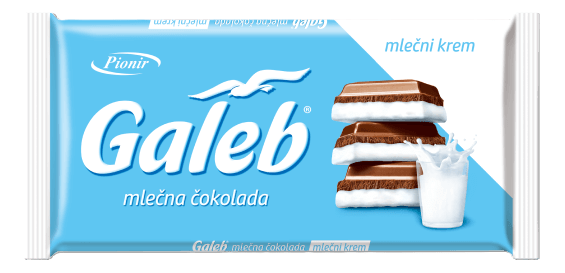 ČOKOLADA GALEB MLEČNI KREM 100G-slika