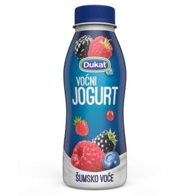 Voćni jogurt DUKAT jagoda 330g-slika