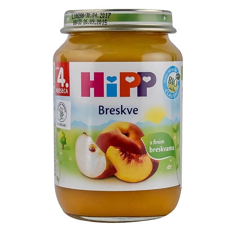 KAŠICA HIPP 190G BRESKVA I KRUŠKA F21-slika