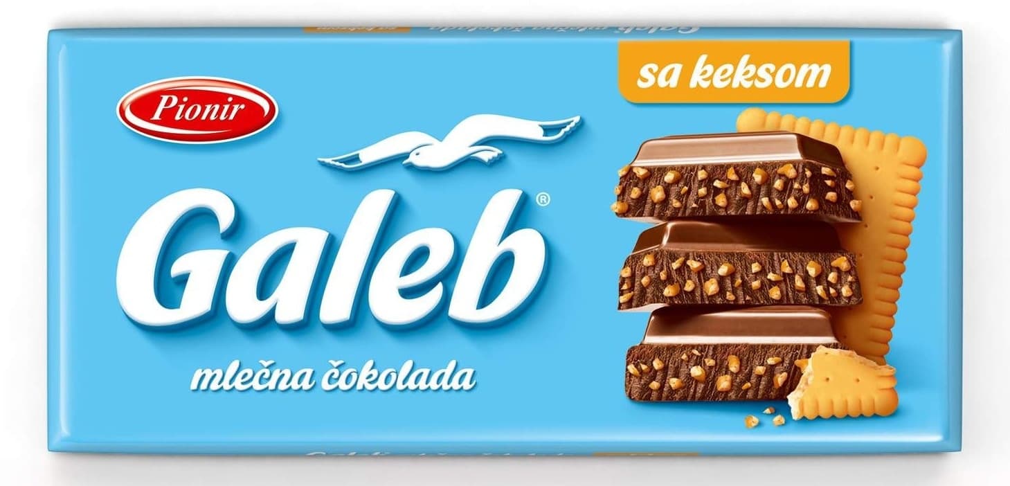 ČOKOLADA GALEB ML KREM I KEKS 100G-slika