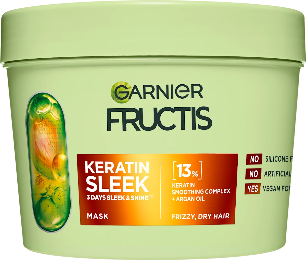 MASKA ZA KOSU FRUCTIS KERATIN SLEEK 370ML GARNIER-slika
