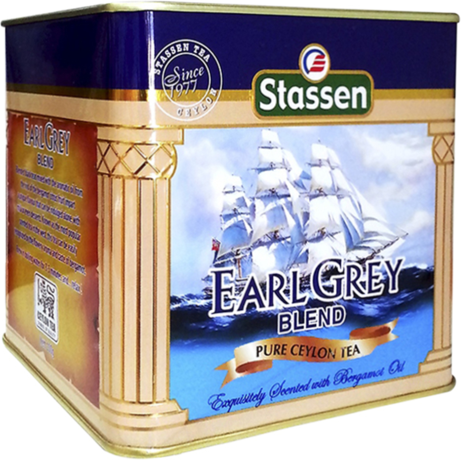 ČAJ CRNI EARL GRE LIM 100G STASSEN-slika