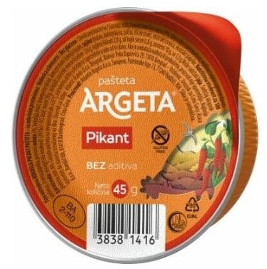 Pašteta ARGETA pikant 45g-slika