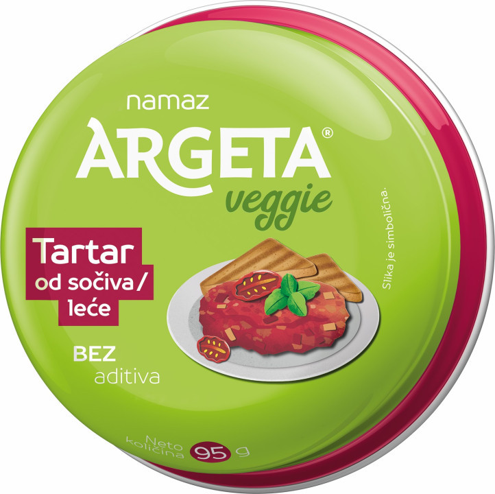 namaz argeta veggie tartar od sociva 95g atlantic-slika