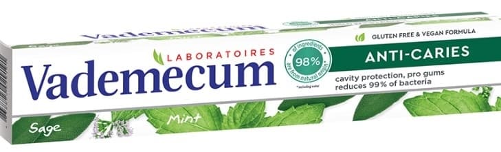 Pasta/zube Vademecum Anticav.+Nat.75ml-slika