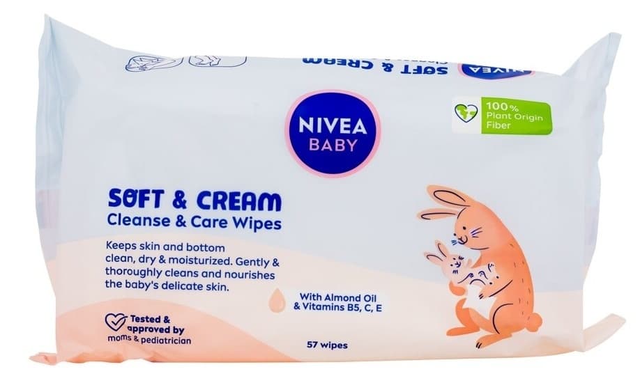 Maramice baby Soft&Cream Nivea 57kom-slika