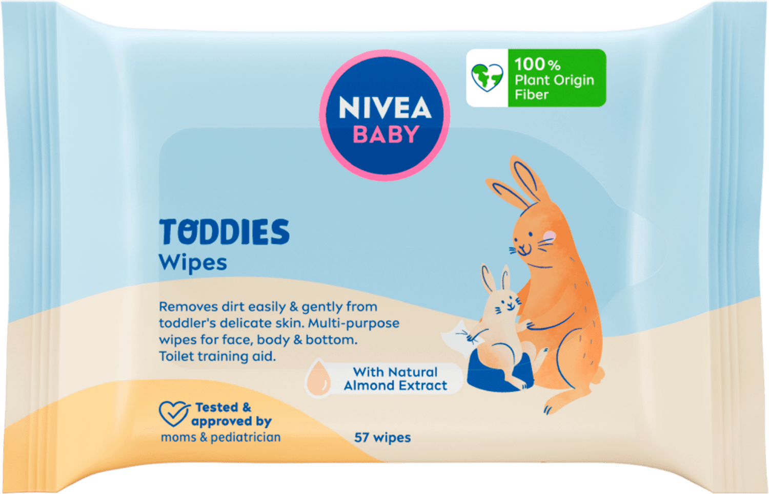 Maramice baby Toddies Nivea 57kom-slika