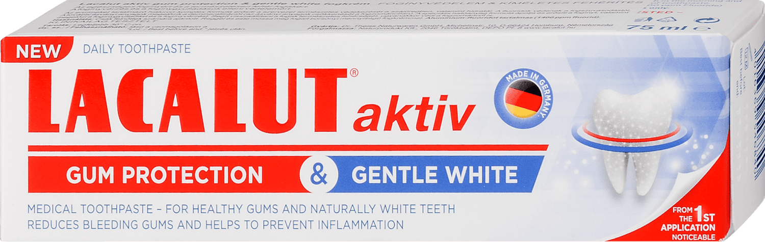 Lacalut aktiv&white pasta 75ml-slika