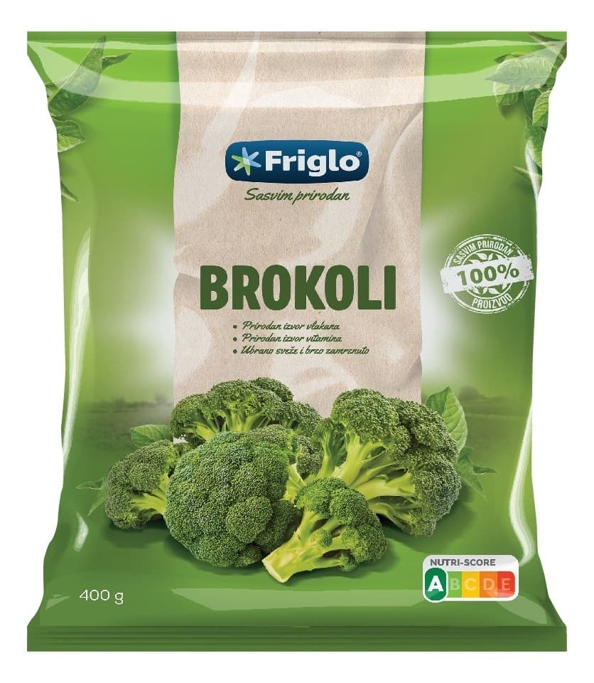 Smrznuti mladi brokoli Friglo 400g-slika