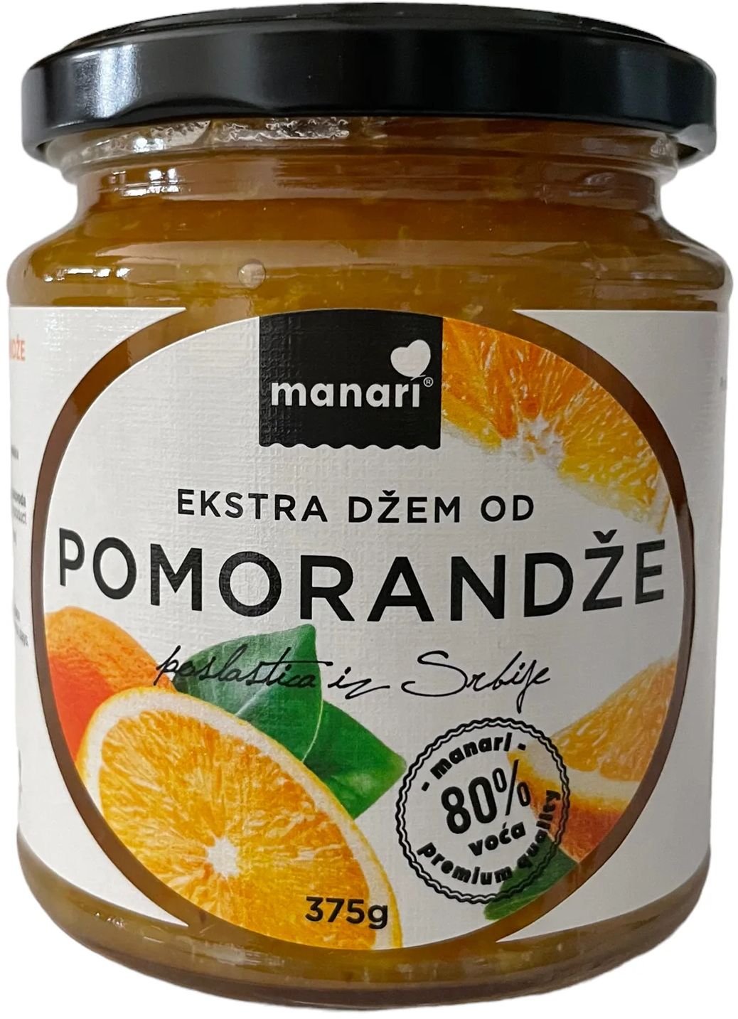 Dzem pomorandza Manari 375g-slika