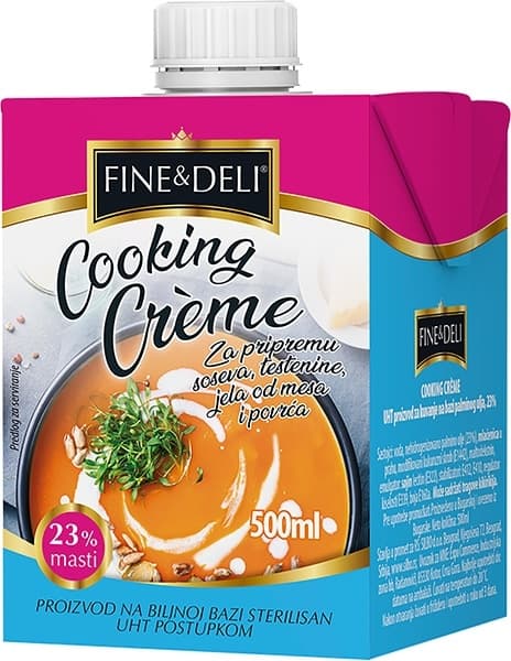 Krem za kuvanje FINE & DELI 23%mm 500ml-slika