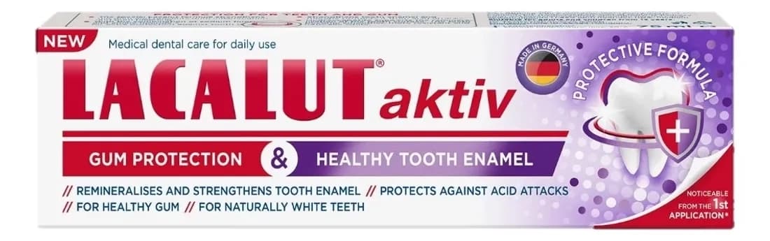 Pasta za zube LACALUT Aktiv health & protect 75ml-slika
