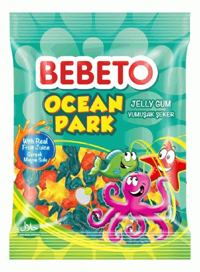 Bombone gumena Ocean Park Bebeto 80g-slika