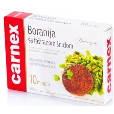 Fasirana snicla sa boranijom Carnex 400g-slika