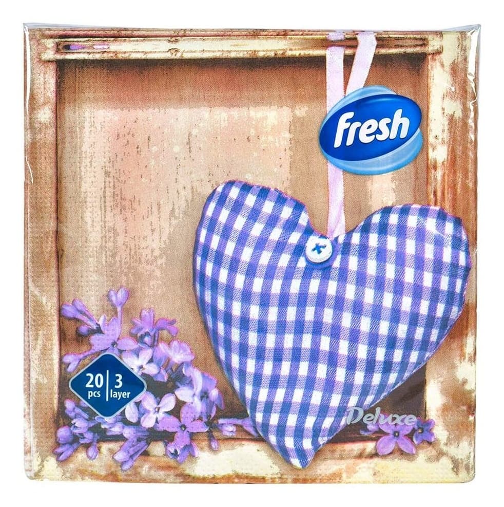 Salvete FRESH Srce i jorgovan 3sloja 20kom-slika