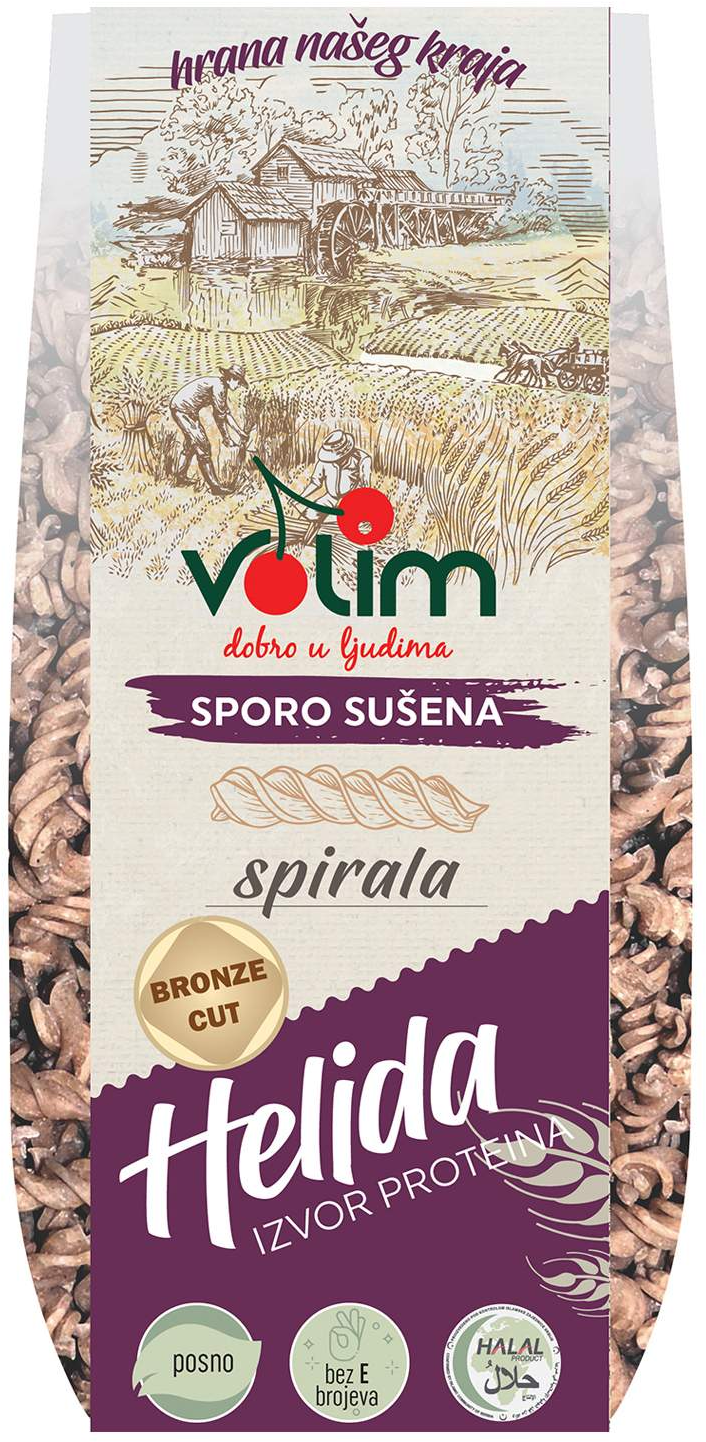 Testenina sa heljdom spirala VOLIM 250g-slika