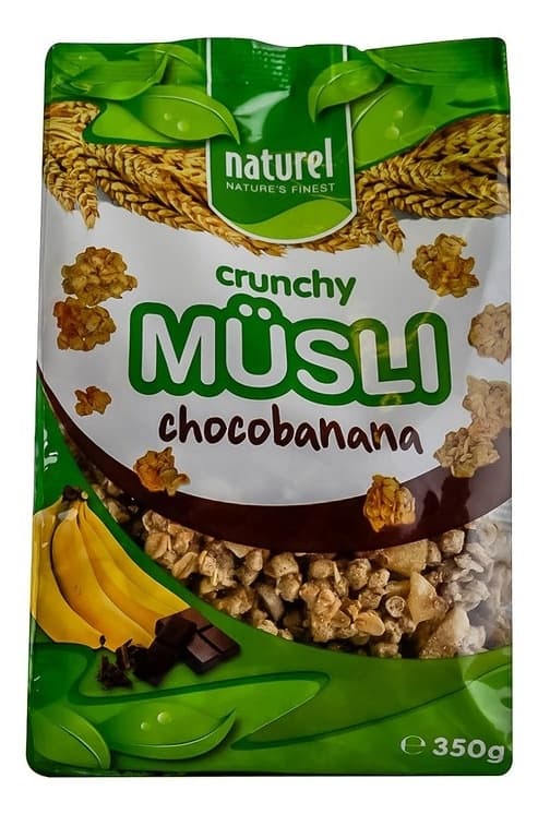 Musli NATUREL Crunchy čokolada banana 350g-slika