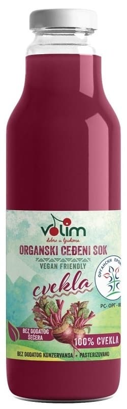 SOK ORG CEĐENI CVEKLA 750ML VOLIM-slika