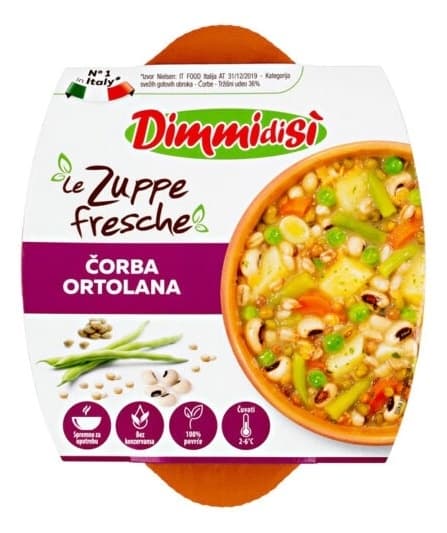 DIMMIDISI ČORBA ORTOLANA 400GR LA LINEA VERDE-slika
