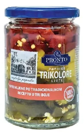 Ljuta paprika tricolore Pronto 370ml-slika