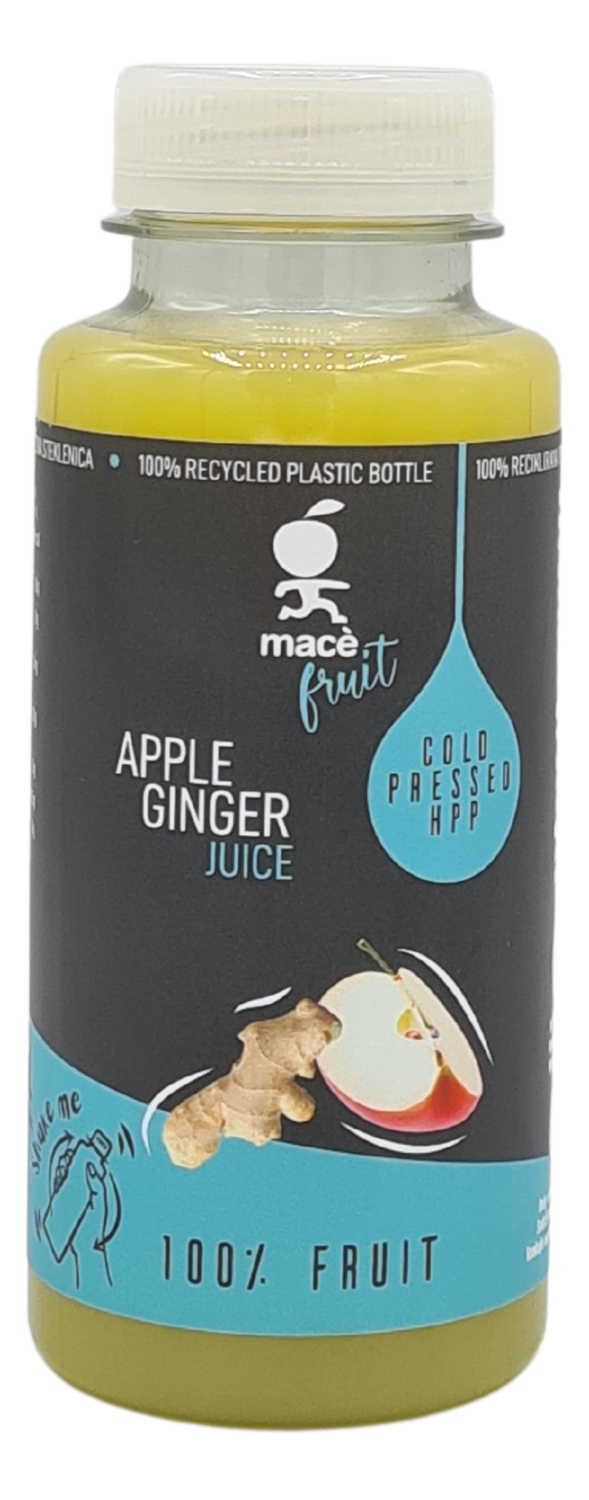 SVEŽE CEĐENI SOK OD JABUKE I ĐUMBIRA 250ML WFC-slika