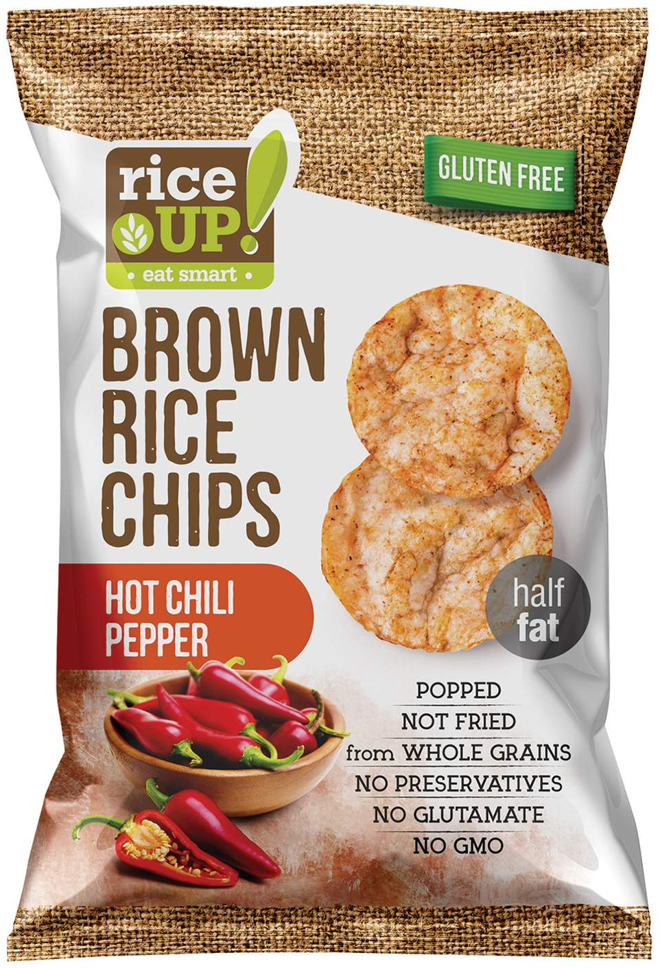 Cips od pirinca cili gf 60g Rice up-slika