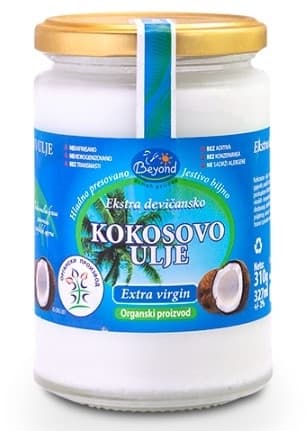 KOKOSOVO ULJE EXTRA VIRGIN ORGANIC 310 GR BEYOND-slika