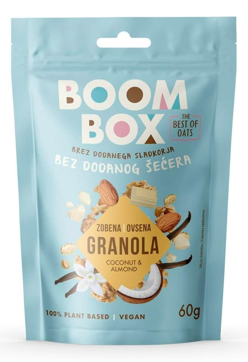 GRANOLA KOKOS BAD ČOK VAN 60G BOOM-slika