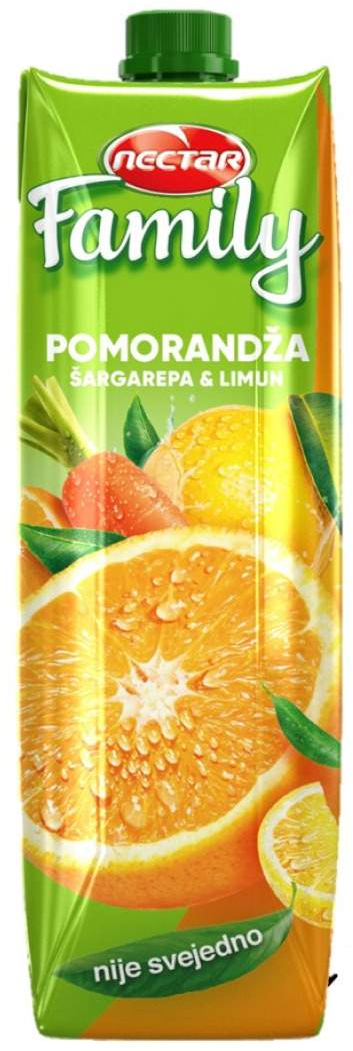 Sok pomor.sargar,limun Nectar Family 1l-slika