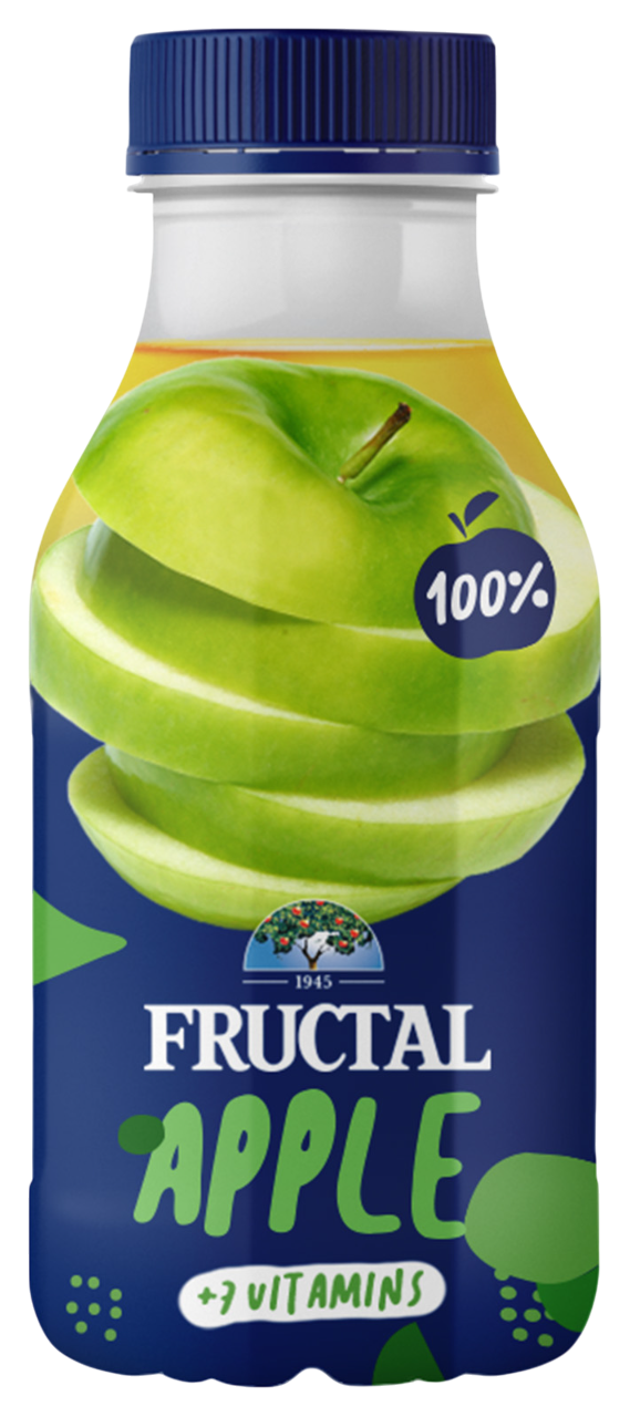 Voćni sok FRUCTAL jabuka 100% 330ml-slika