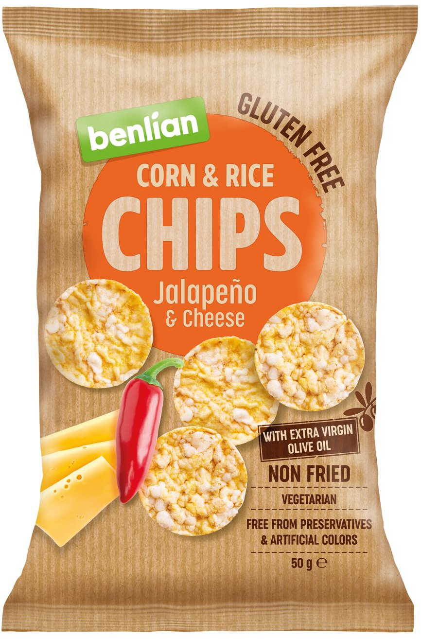 Čips BENLIAN halapenjo sir 50g-slika