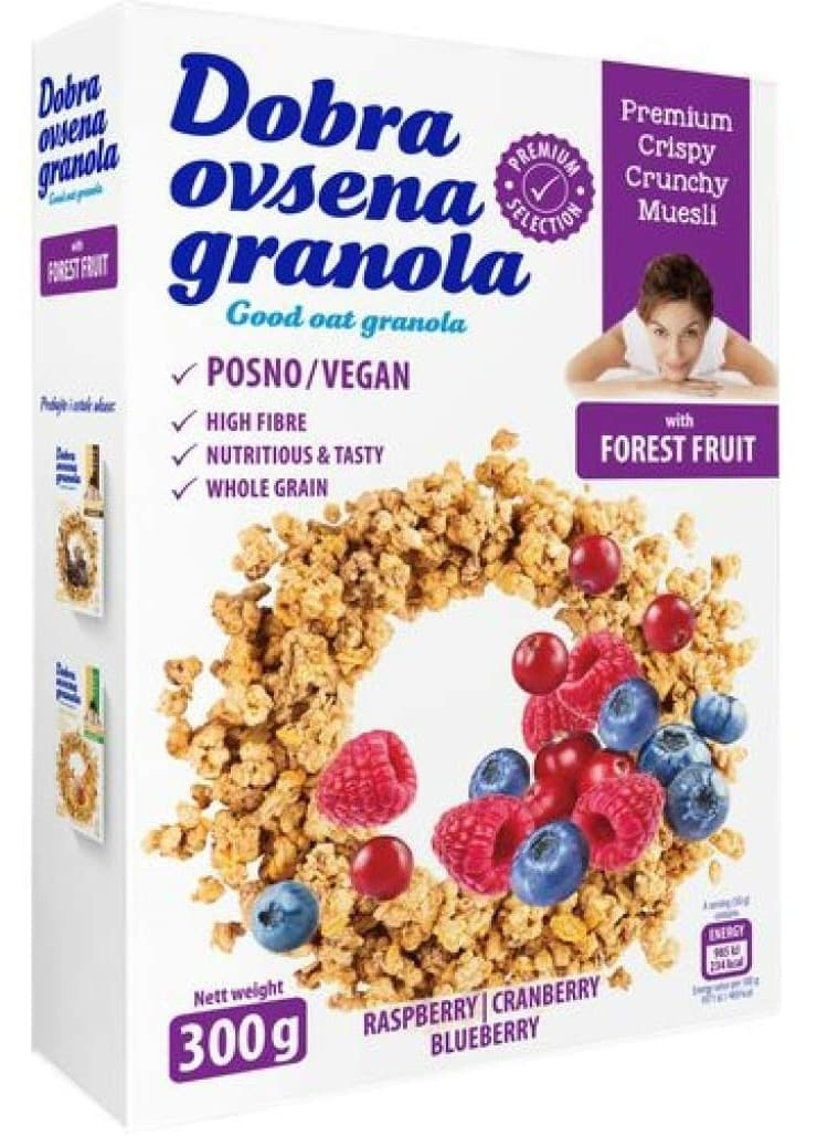 Dobra ovsena granola sumsko voce 300g-slika