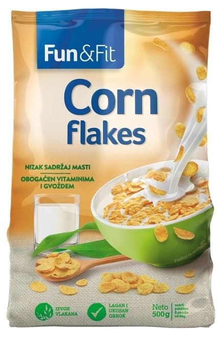 Corn flakes Fun&Fit 500g-slika