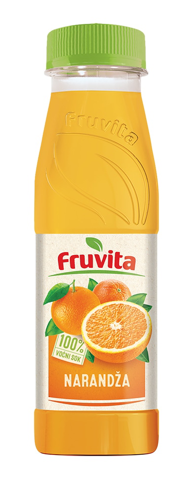 Voćni sok FRUVITA 100% narandža 330ml-slika