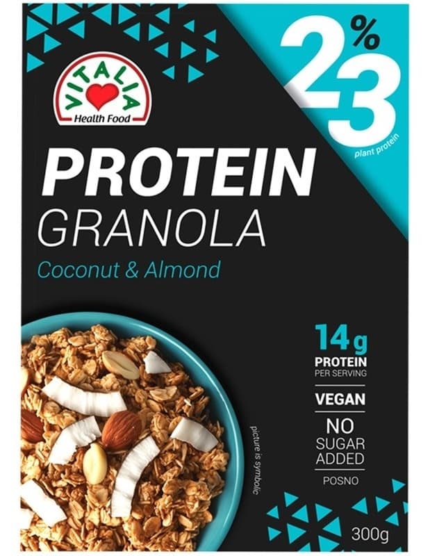 Granola protein kokos,badem Vitalia 300g-slika