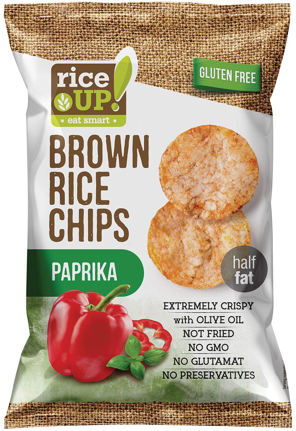 Pirinčani čips RICE UP paprika 60g-slika