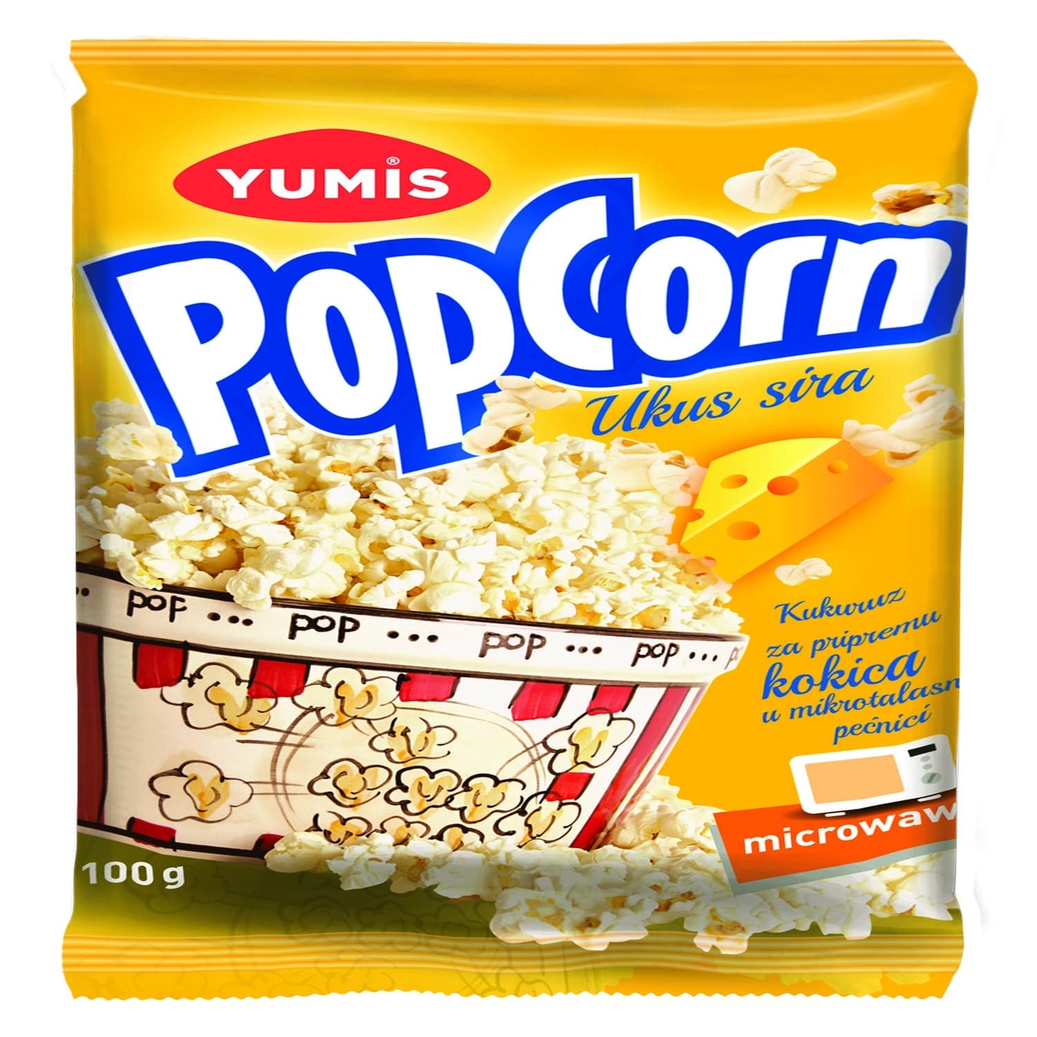 Kokice YUMIS za mikrotalasnu sa sirom 100g-slika